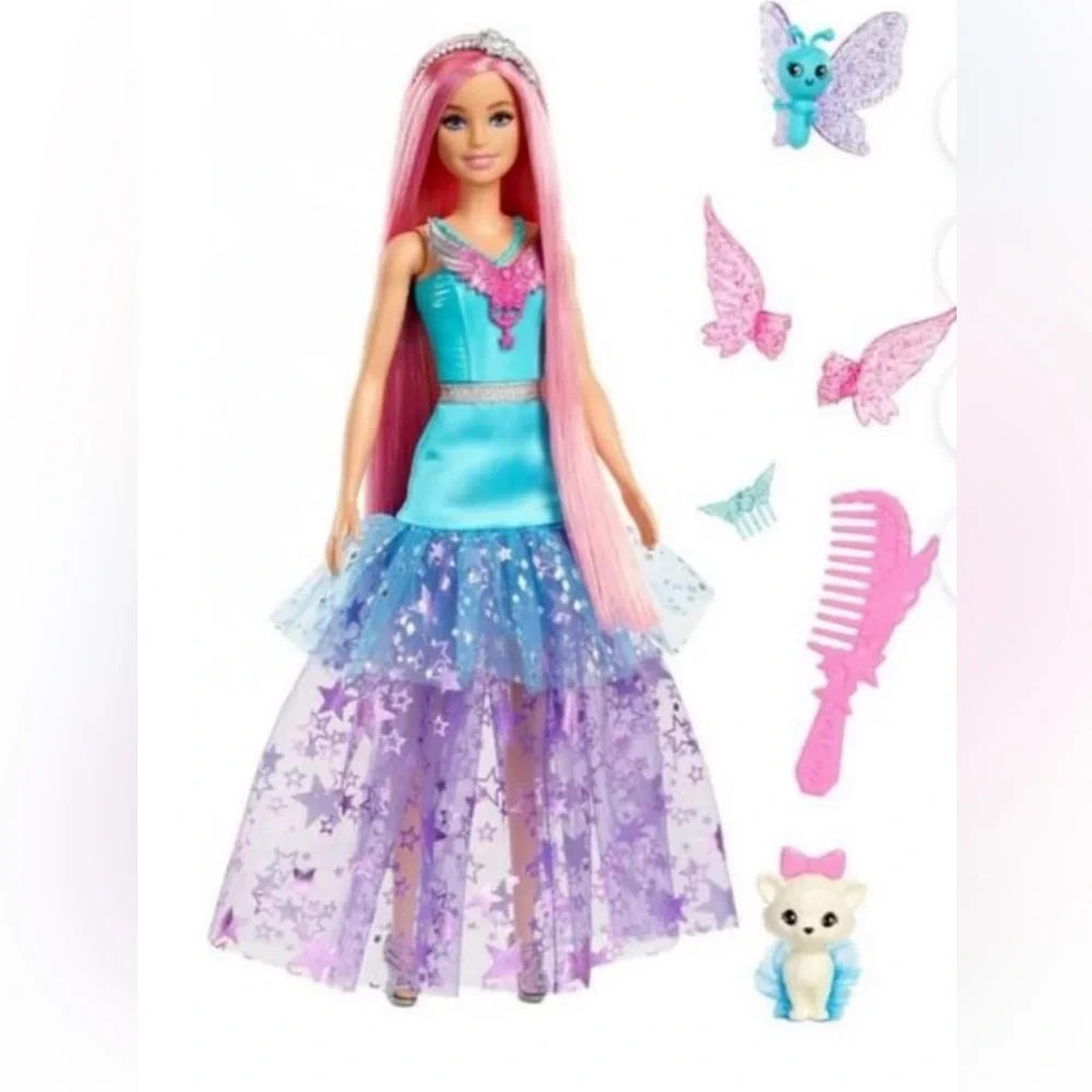 ⚡️NEW⚡️ Barbie Doll with 2 Fantasy Pets, Barbie “Malibu” from Barbie